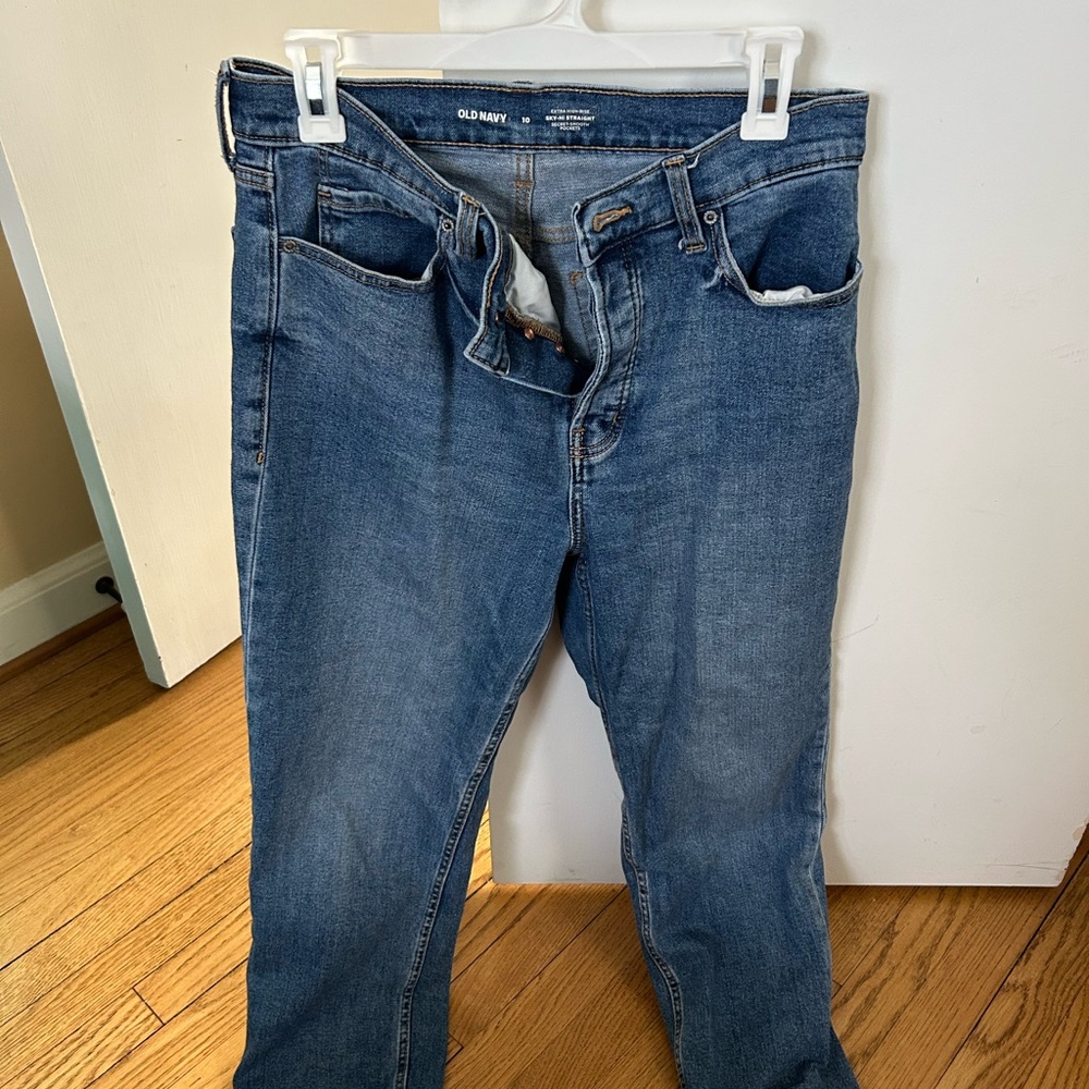Old Navy Light Blue High-Rise Jeans